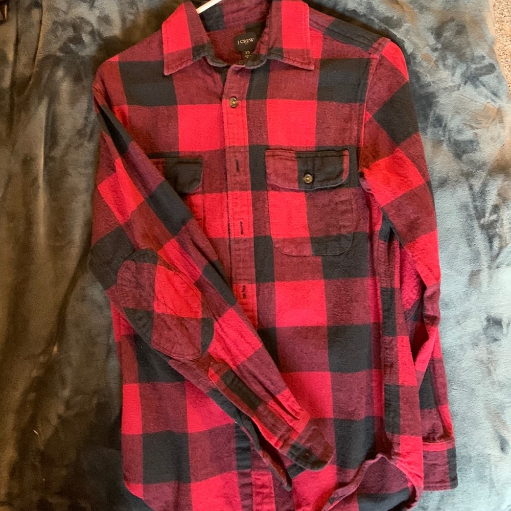J. Crew buffalo plaid flannel